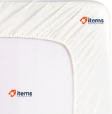 Todocama Extra Soft Brushed Microfiber Fitted Sheet. 90 x 190/200cm Bed, Beige