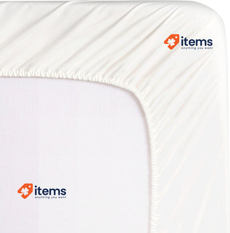 Todocama Extra Soft Brushed Microfiber Fitted Sheet. 90 x 190/200cm Bed, Beige