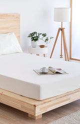 Todocama Extra Soft Brushed Microfibre Fitted Sheet Bed 150 x 190/200 cm Beige