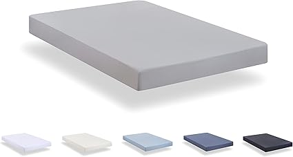 Todocama Extra Soft Brushed Microfiber Fitted Sheet Greyish