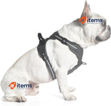 Amazon Basics No - Pull Dog Vest Harness Black Adjustable Soft Padded No-Pull