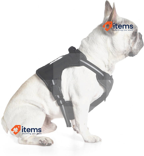 Amazon Basics Dog Harness for Medium No-Pull Adjustable Front Clip Dog Small