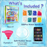 Ouker Make Your Own Glitter Water Bracelets Craft Kit Fun Bracelets Craft Kit