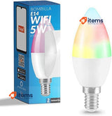 M Ledme Smart WiFi LED Bulb E14 Candle Smarthome Dimmable 6W 600LM RGB & White