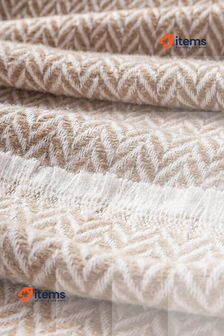 Todocama Extra Soft Cotton Blanket Todocama - 120 x 180 cm Beige Four Seasons