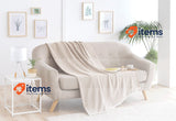 Todocama Extra Soft Cotton Blanket Todocama - 120 x 180 cm Beige Four Seasons