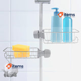 Gvolatee Shower Shelf for Shower Rail, Stainless Steel 304, Shower Basket 30 mm