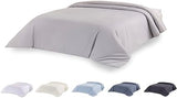 Todocama Microfibre duvet cover for extra soft feel light grey