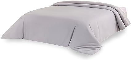 Todocama Microfibre duvet cover for extra soft feel light grey