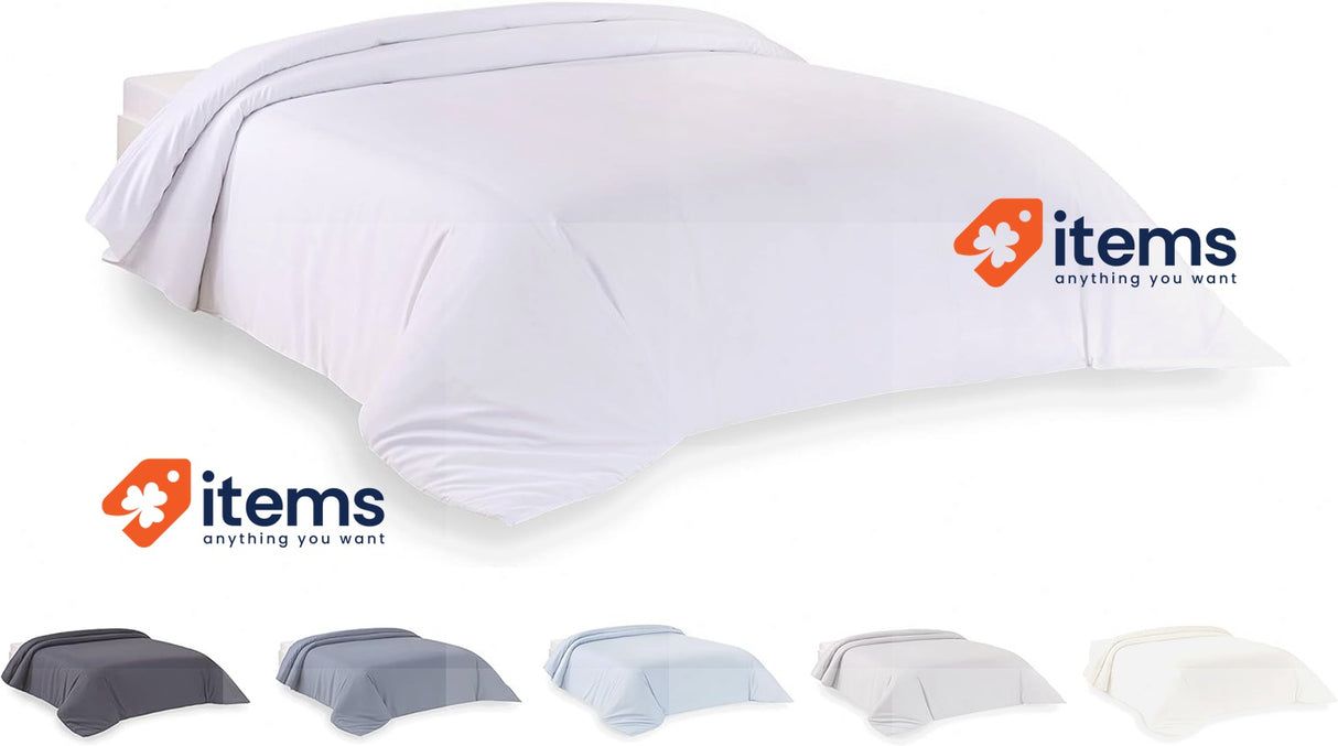 Todocama Extra Soft Microfibre Duvet Cover 220x 180 Cm 120 - White Touch 220 cm