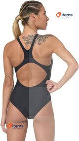 Arena Women s Branch Swimsuit Swim Pro Back One Piece Black, Size 34UK, 38DE