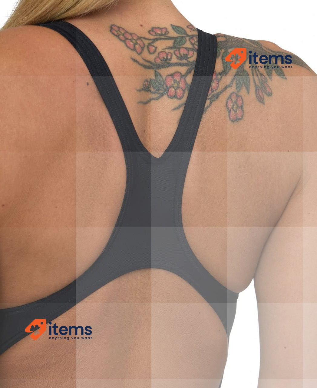 Arena Women s Branch Swimsuit Swim Pro Back One Piece Black, Size 34UK, 38DE