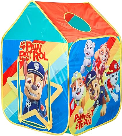 Paw Patrol Pop Up Play Colourful Polyester House Play Tent Multicolour