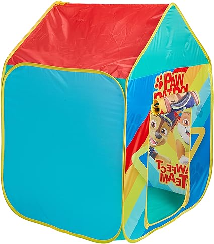 Paw Patrol Pop Up Play Colourful Polyester House Play Tent Multicolour