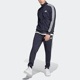 adidas Men's Sportswear Basic 3s Tricot Tracksuit Legend Ink / White Size XL