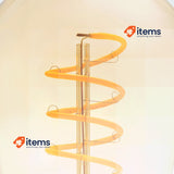 Amazon Basics E27 Vintage LED Bulb, Antique Style Retro Amber Glass, Pack of 2