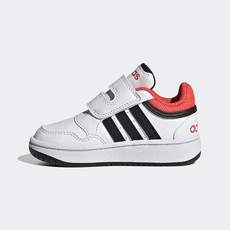 adidas Hoops Boy's Sneaker FTWR White/Core/Black/Bright Red 25 EU