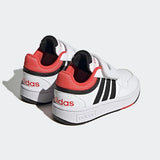 adidas Hoops Shoes Unisex-Kids Sneakers FTWR White Core Black Red 23 EU