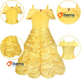 Princess Costume - Elsa - Dress and Accessories for Girls: Necklace, Earrings...