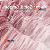 SRIZIAN Dusty Blush Gauze Table Runner 10 Feet Boho Style Birthday Parties