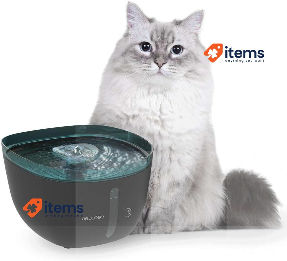 Cecotec Pumba 2200 Refresh Automatic Pet Fountain Drinker, 2 Litre Capacity Easy