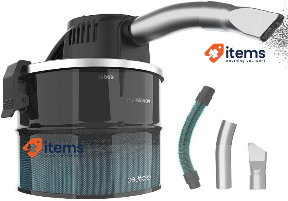Cecotec Compact Ash Vacuumer, 4L 600W Ultralight 13 kpa suction Carrying Handle