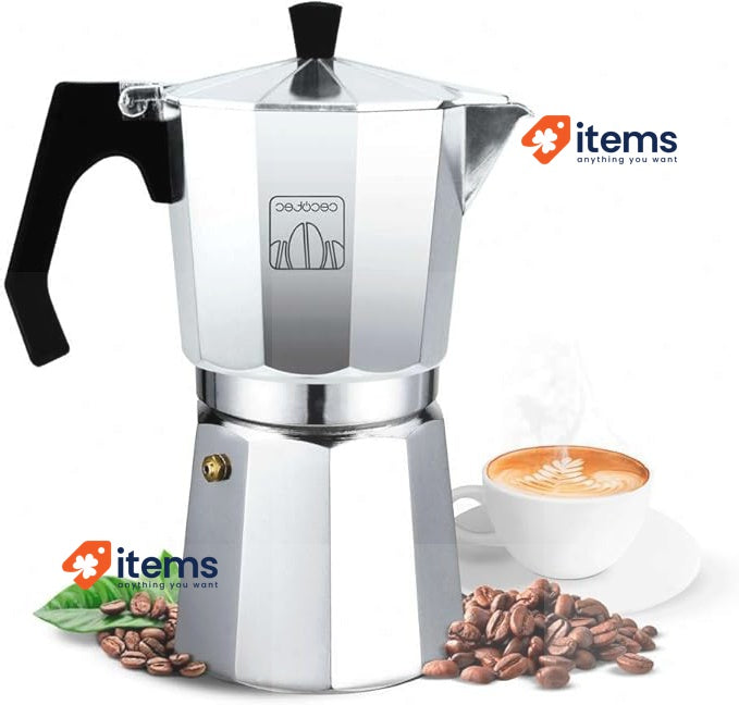 Cecotec Mokclassic 300 Polished Italian Coffee Maker Silver
