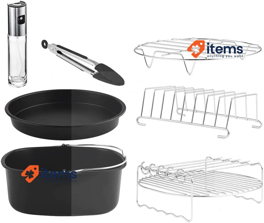 Cecotec Kit Of Accessories For Oil - Free Fryer From 5 to6.5L Pack L, L Litre