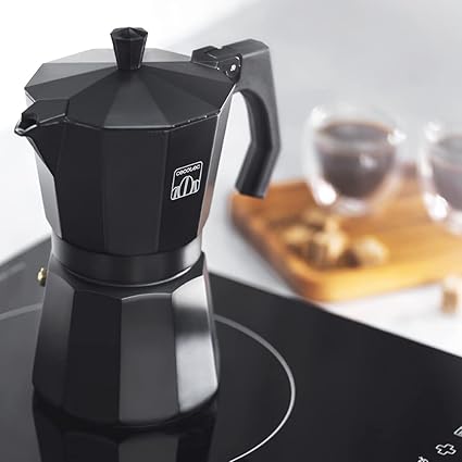 Cecotec Italian coffee maker Cumbia Mokclassic 1200 Black, 600 ml