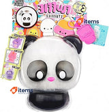 Panda Small Collectible Feature Plush - Surprise Reveal Unboxing with Huggable