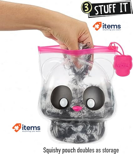 Panda Small Collectible Feature Plush - Surprise Reveal Unboxing with Huggable