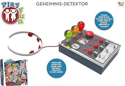 PLAY FUN BY IMC Toys Secret Detector | Truth or Lie, Fun Family Board Game