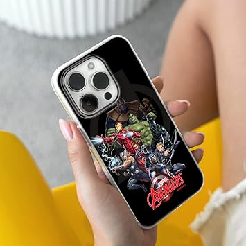 ERT GROUP Mobile Phone case for Apple iPhone 14 PRO Marvel Pattern Avengers