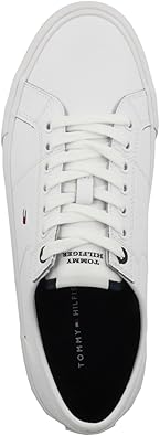 Tommy Hilfiger Core Vulc Cleats Lth Vulcanised Men's Trainers White 44 EU