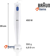 Braun MultiQuick 1 Hand Mixer MQ10.001P, Lightweight Mixr with EasyTwist