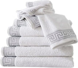 GC GAVENO CAVAILIA Towel Bale 8 Piece Towel Set White