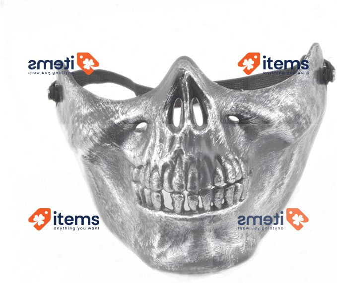 NOLITOY Masked Costume or Accessory Unisex Mask for Pampering Old Face Silver