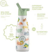 Cool Bottles Thermos Flask for Children - 260 ml African Safari 3d