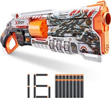 XShot Skins Lock Blaster by ZURU with 16 Darts Rotating Barrel, Air Pocket Dart