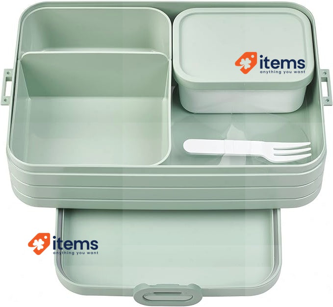 Mepal Bento Lunch Box Large Take A Break Lunch box with Bento Box + Compartment