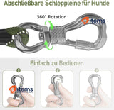 XBEN Recall Lead for Dogs, 5 m Strong Dog Lead with Comfortable Padded Handle