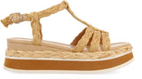 GIOSEPPO Women's Ankle-Strap Sandal Wood