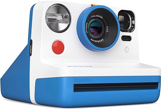 Polaroid Now 2nd Generation I-Type Instant Film Camera - Blue (9073)