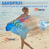 LEcylankEr Beach Towel XL 180 x 90 CM Large Beach Towel Quick Dry Sandproof