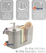 Snips Riordinello Dish Hand Soap Dispenser & Sponge Holder with Soap Container
