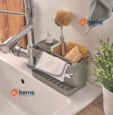 Snips Riordinello - Hand Soap Dispenser & Sponge Holder, Sink Caddy Organizer