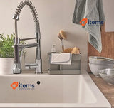 Snips Riordinello - Hand Soap Dispenser & Sponge Holder, Sink Caddy Organizer