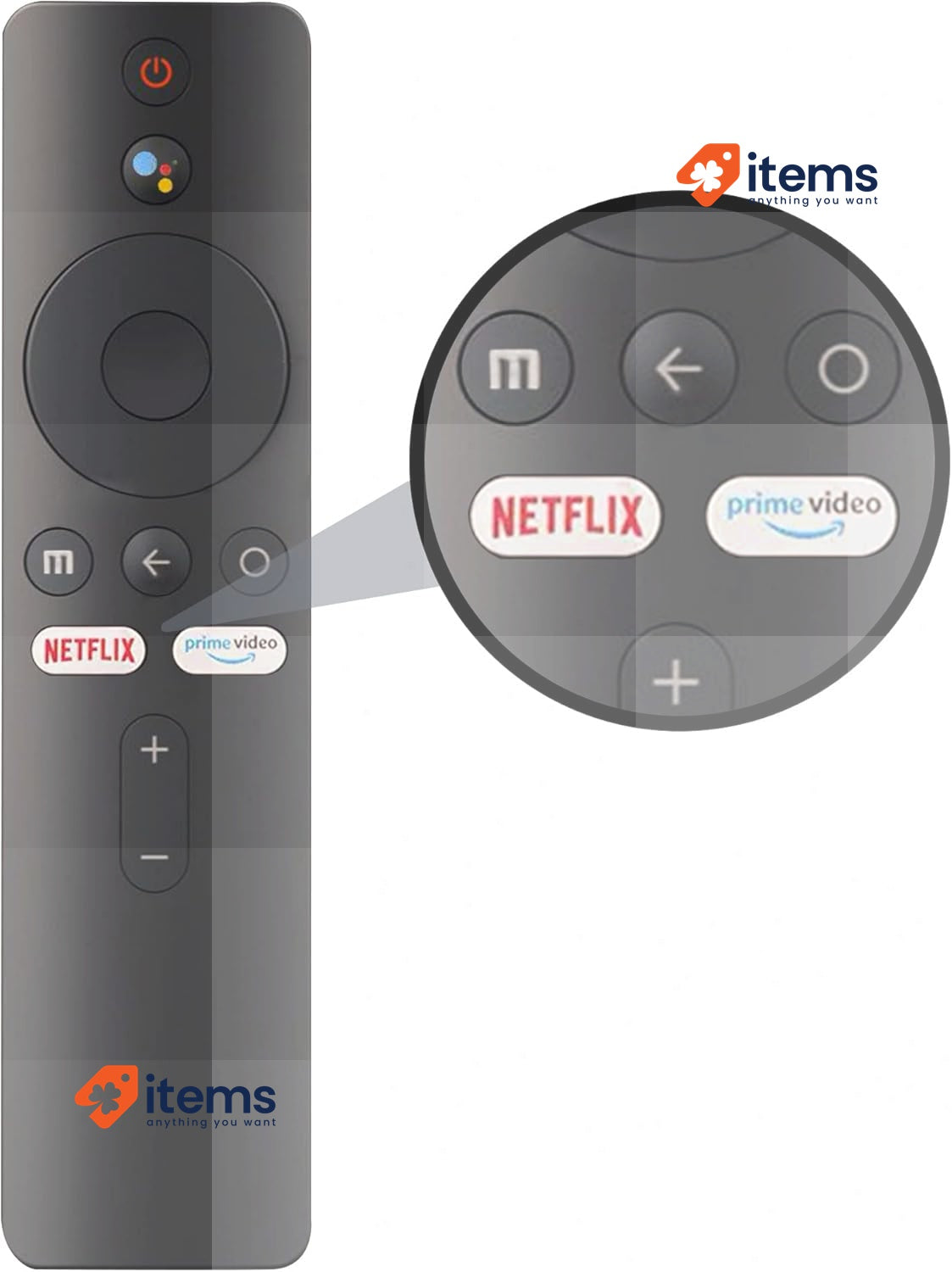 Leyf Replacement Remote Control for Xiaomi Mi Stick - Compatible with Mi Box