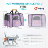 Morpilot Breathable Mesh Small Animal Carrier with Travel Cage Pink
