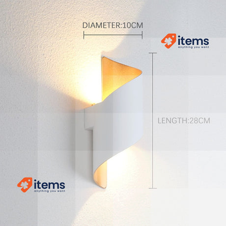 KRIPINC Indoor Outdoor LED Wall Light, Waterproof Ip65 Outdoor White